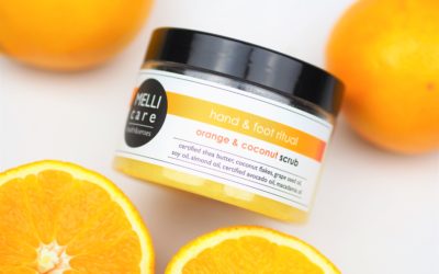 Qltowy Koncept dla Orange & Coconut scrub MELLI care